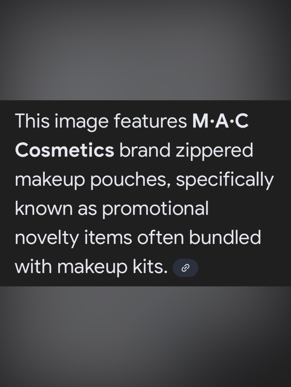 MAC Pink & Black Cosmetic Pouch Duo-double zipper - Picture 9 of 9